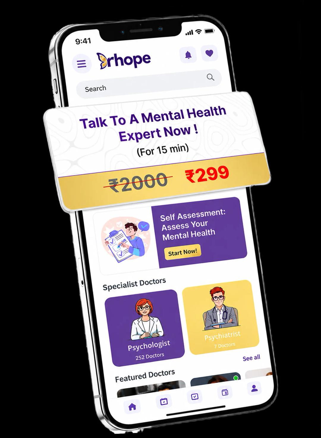 Rhope App on iPhone