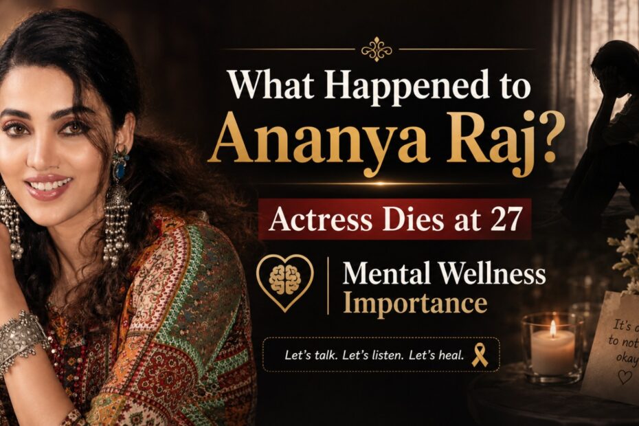 What Happend to Ananya Raj Indian Actor Dies at 27 After Battling Physical and Mental Discomfort