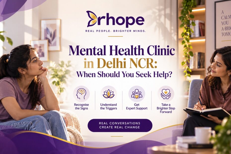 Mental Health Clinic in Delhi NCR - When Should You Seek Help