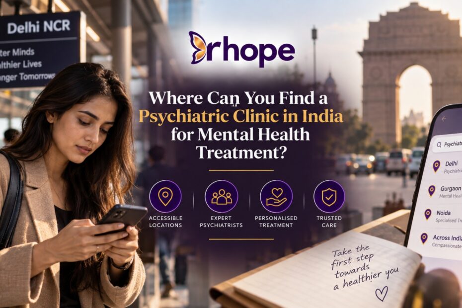 Where Can You Find a Psychiatric Clinic in India for Mental Health Treatment