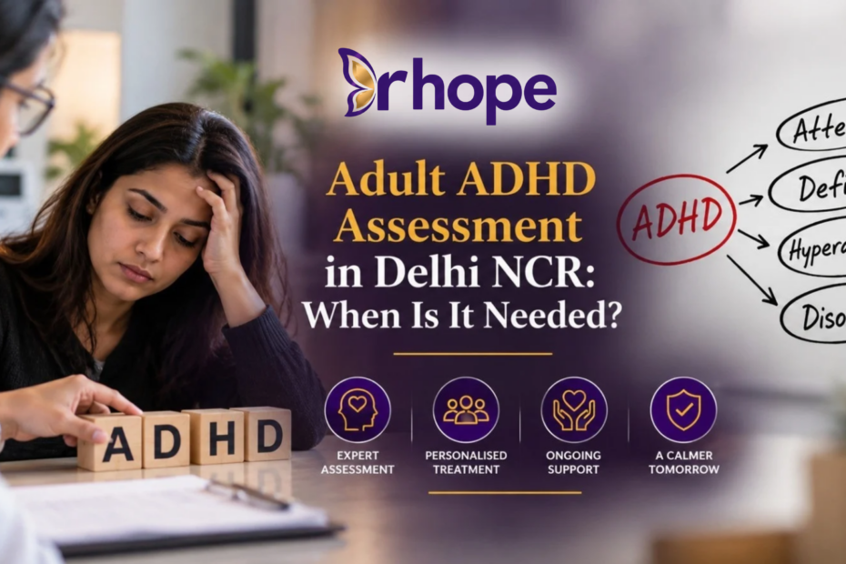 Adult ADHD Assessment in Delhi NCR When Is It Needed.